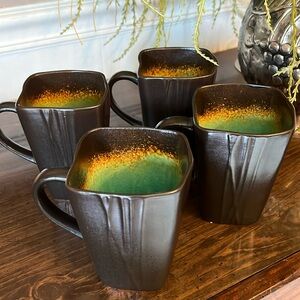 4 - BAUM “Galaxy Jade” Coffee Mugs